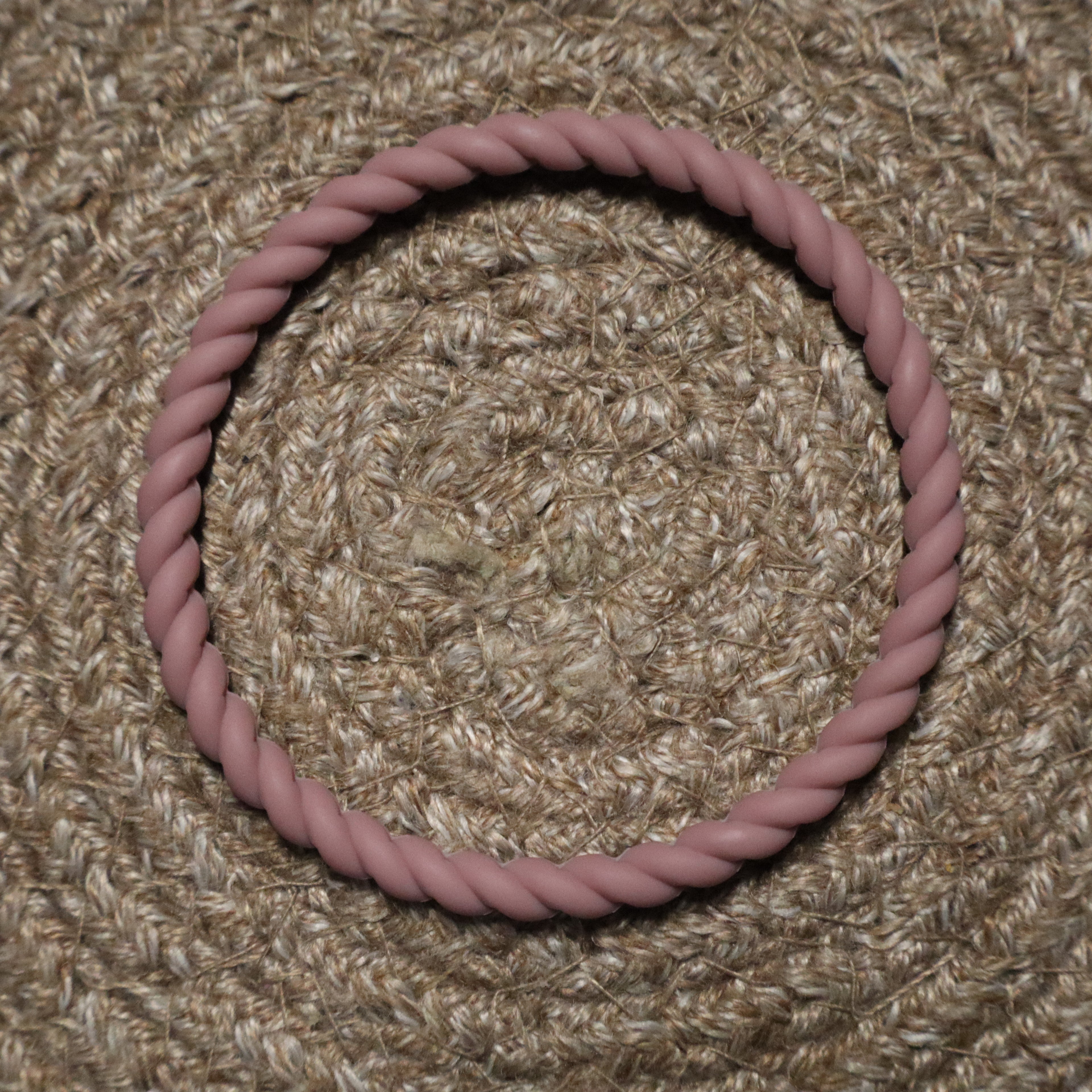 Dusty Mauve Twist Bracelet