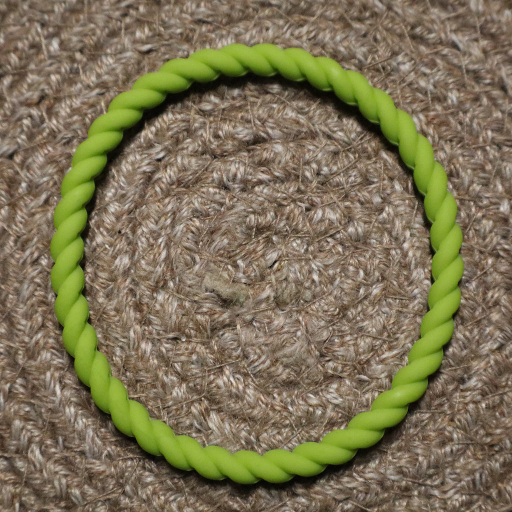 Lime Green Twist Bracelet