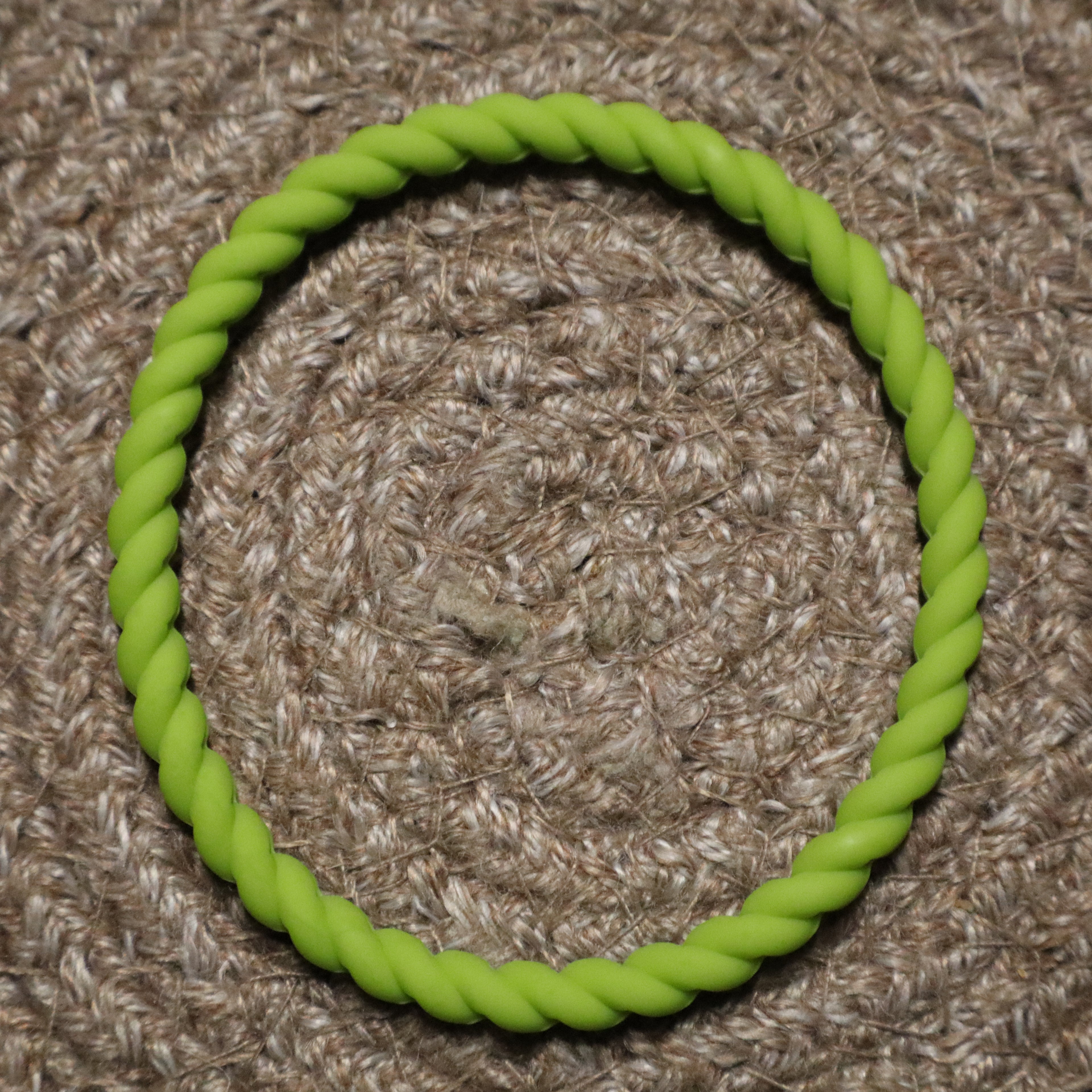 Lime Green Twist Bracelet