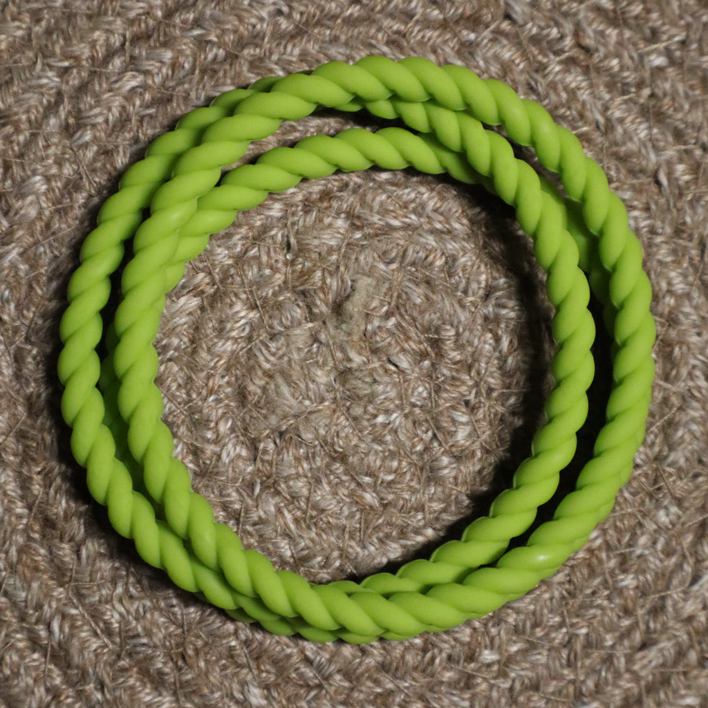 Lime Green Twist Bracelet