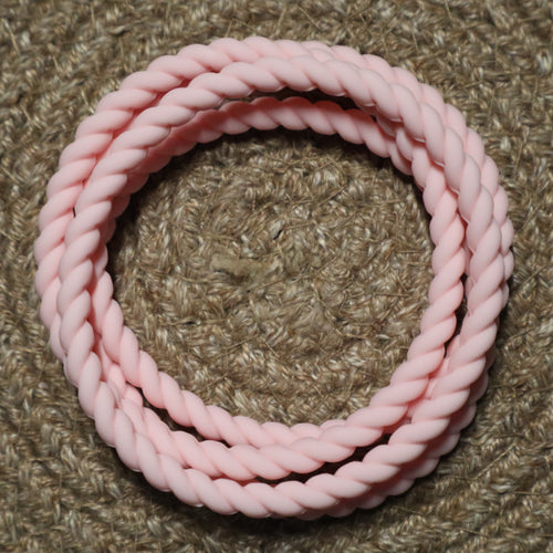 Baby Pink Twist Bracelet