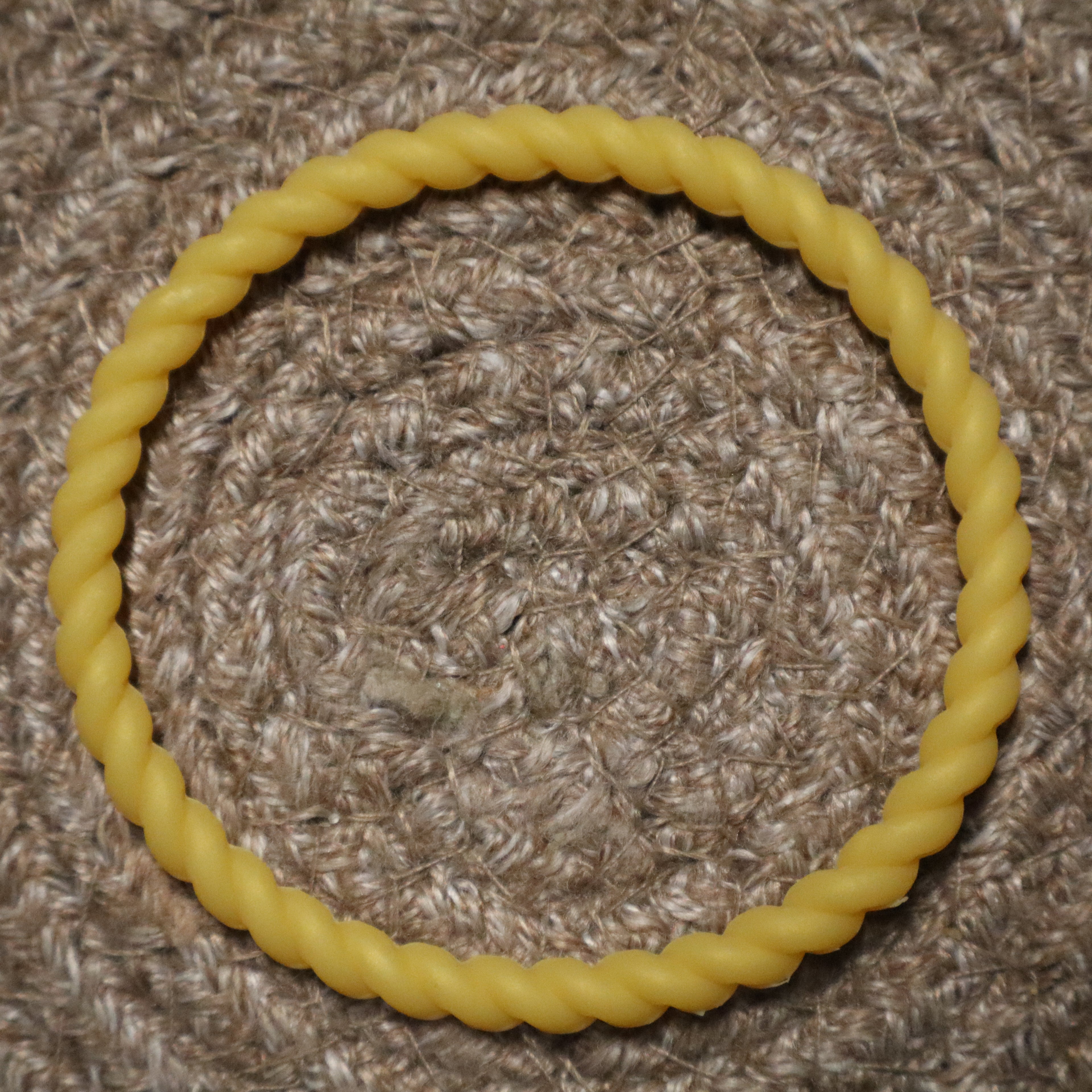 Sunshine Yellow Twist Bracelet
