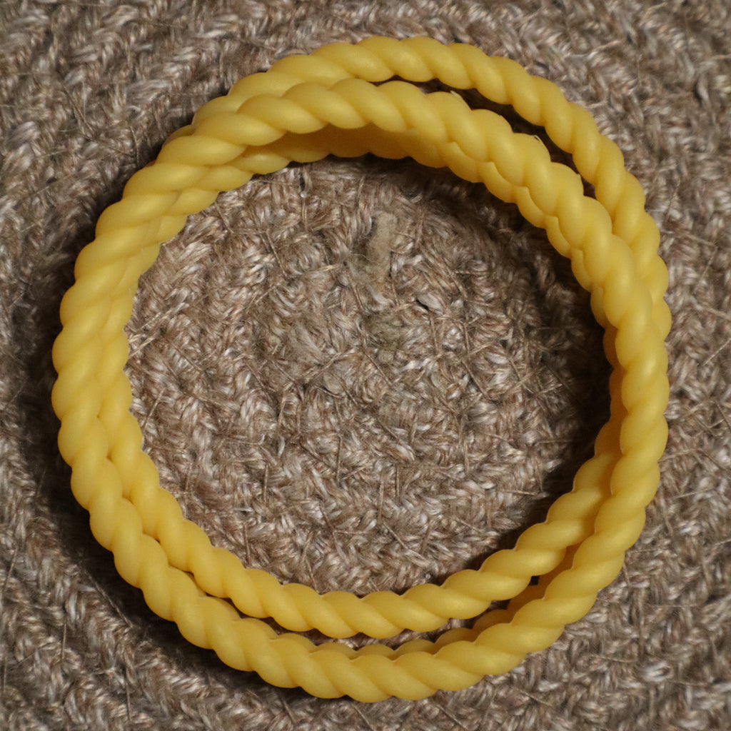 Sunshine Yellow Twist Bracelet