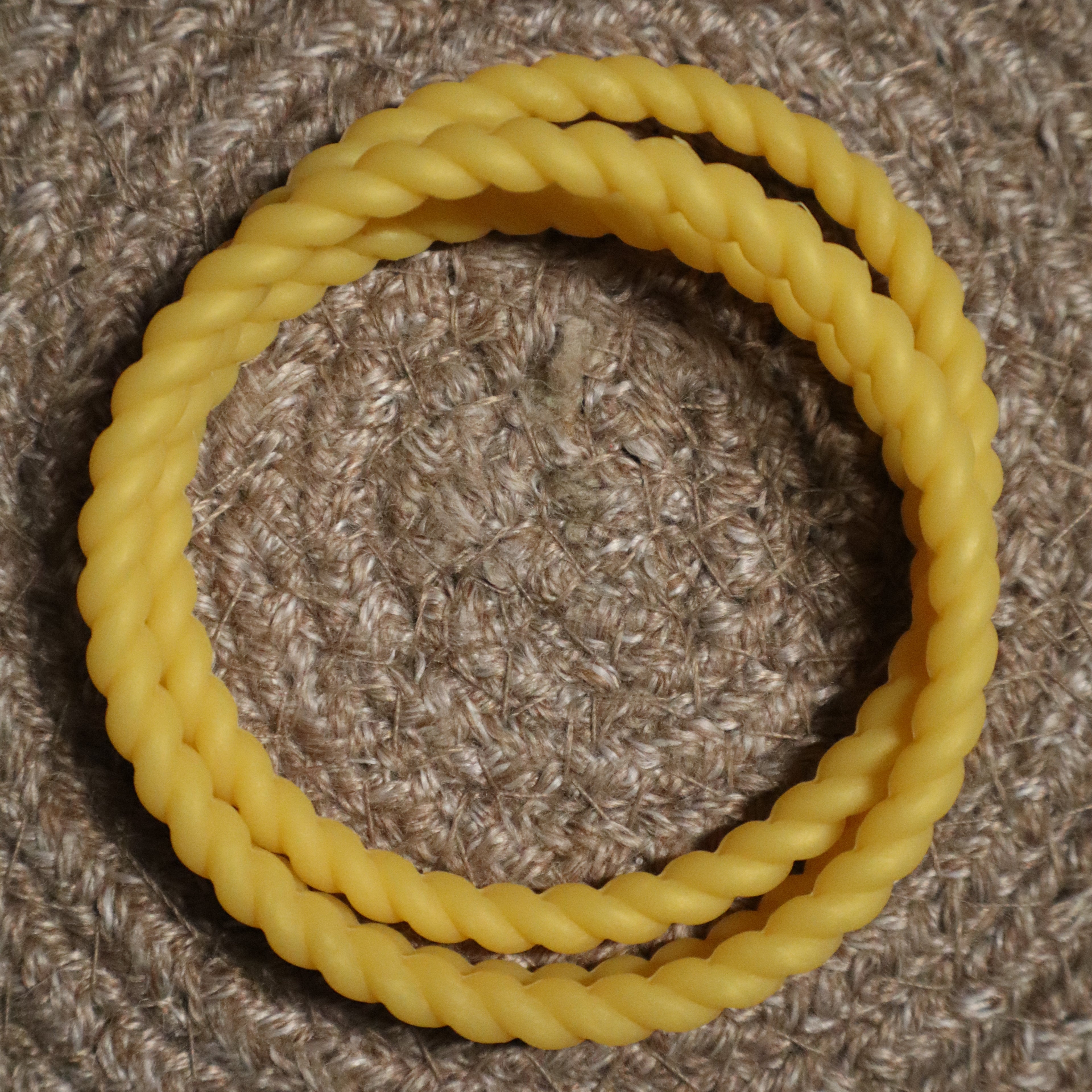 Sunshine Yellow Twist Bracelet